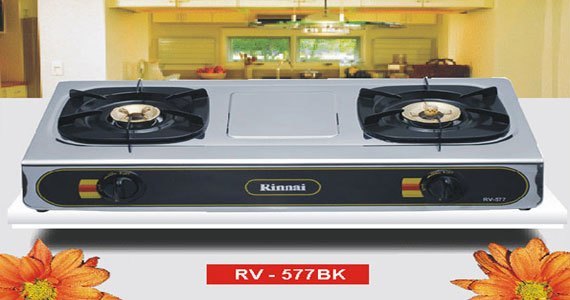 Bếp gas loại nào tốt? Bếp gas Rinnai RV-577BK